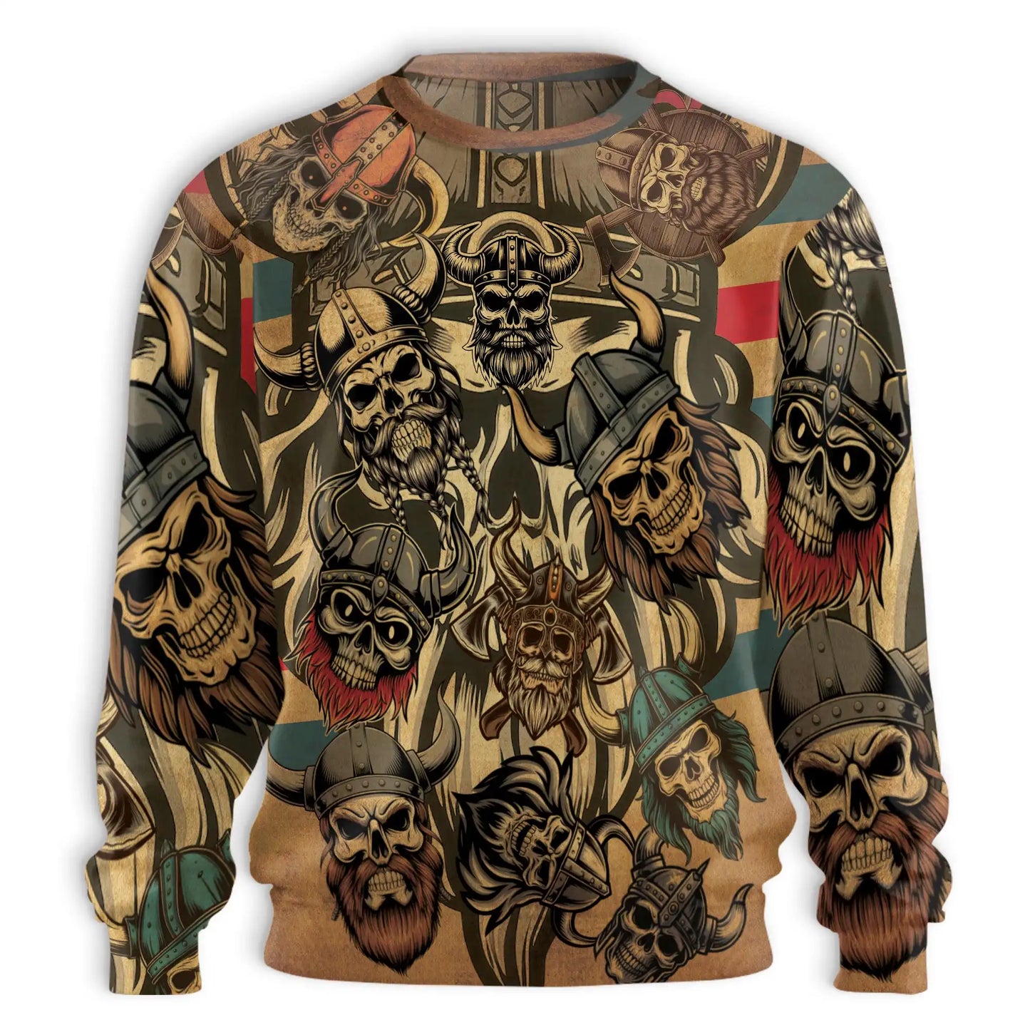 Viking My Rules Sweatshirt – Colorful Graphic 3D All Over Print Design