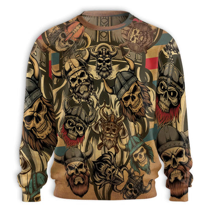 Viking My Rules Sweatshirt – Colorful Graphic 3D All Over Print Design