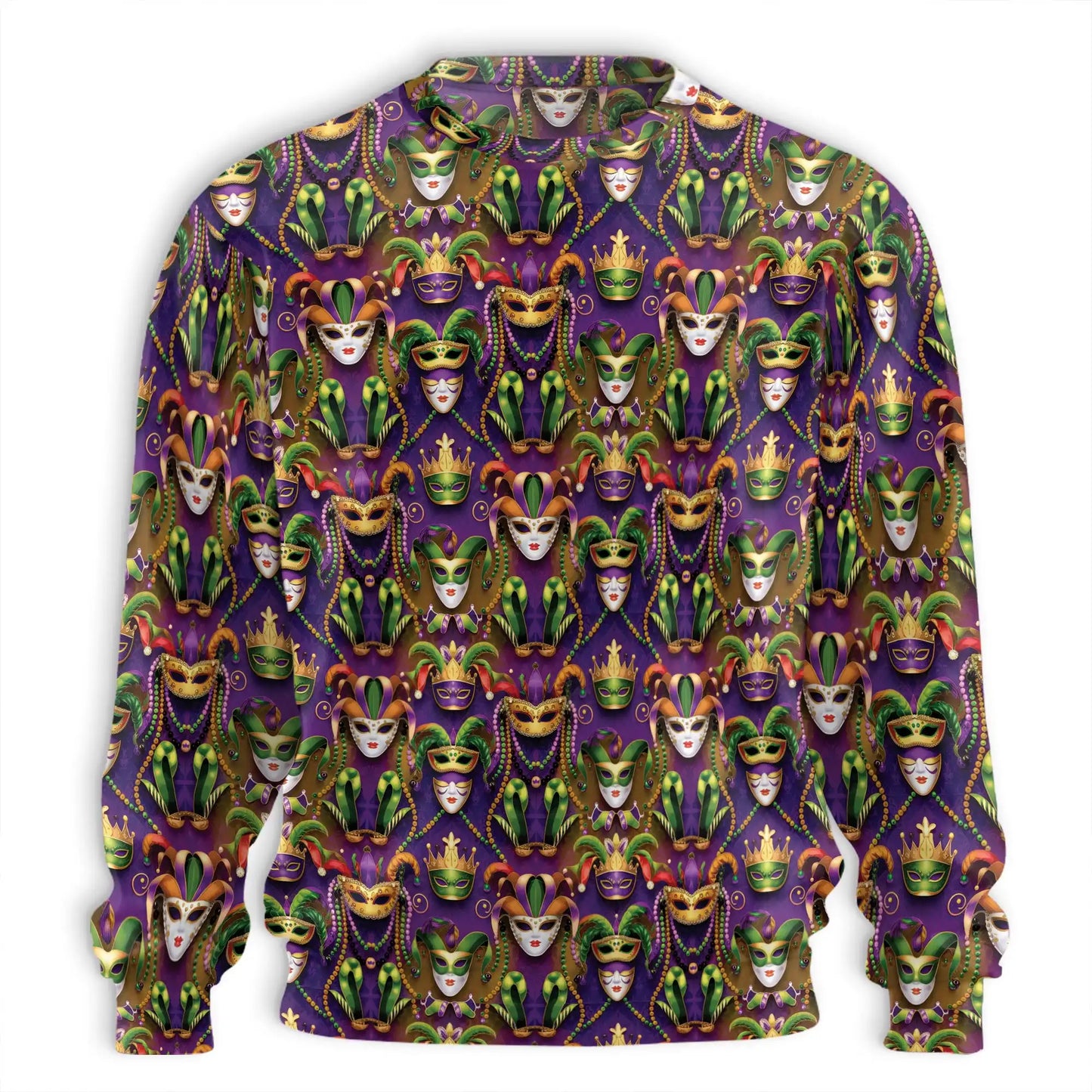 Mardi Gras Sweatshirt – Colorful Graphic 3D All Over Print Design