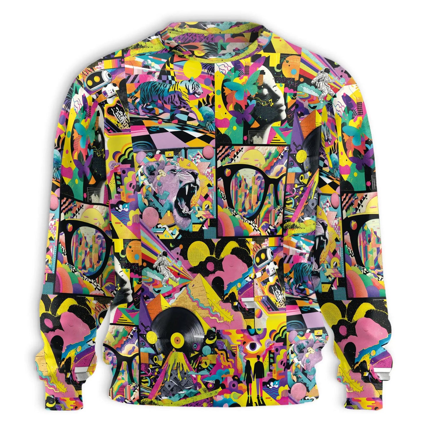 Graffiti Pop Art Sweatshirt – Colorful Graphic 3D All Over Print Design