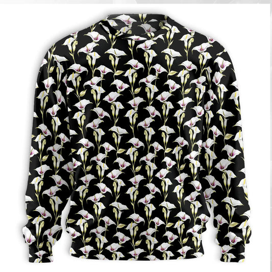 Calla Lily Sweatshirt – Colorful Graphic 3D All Over Print Design