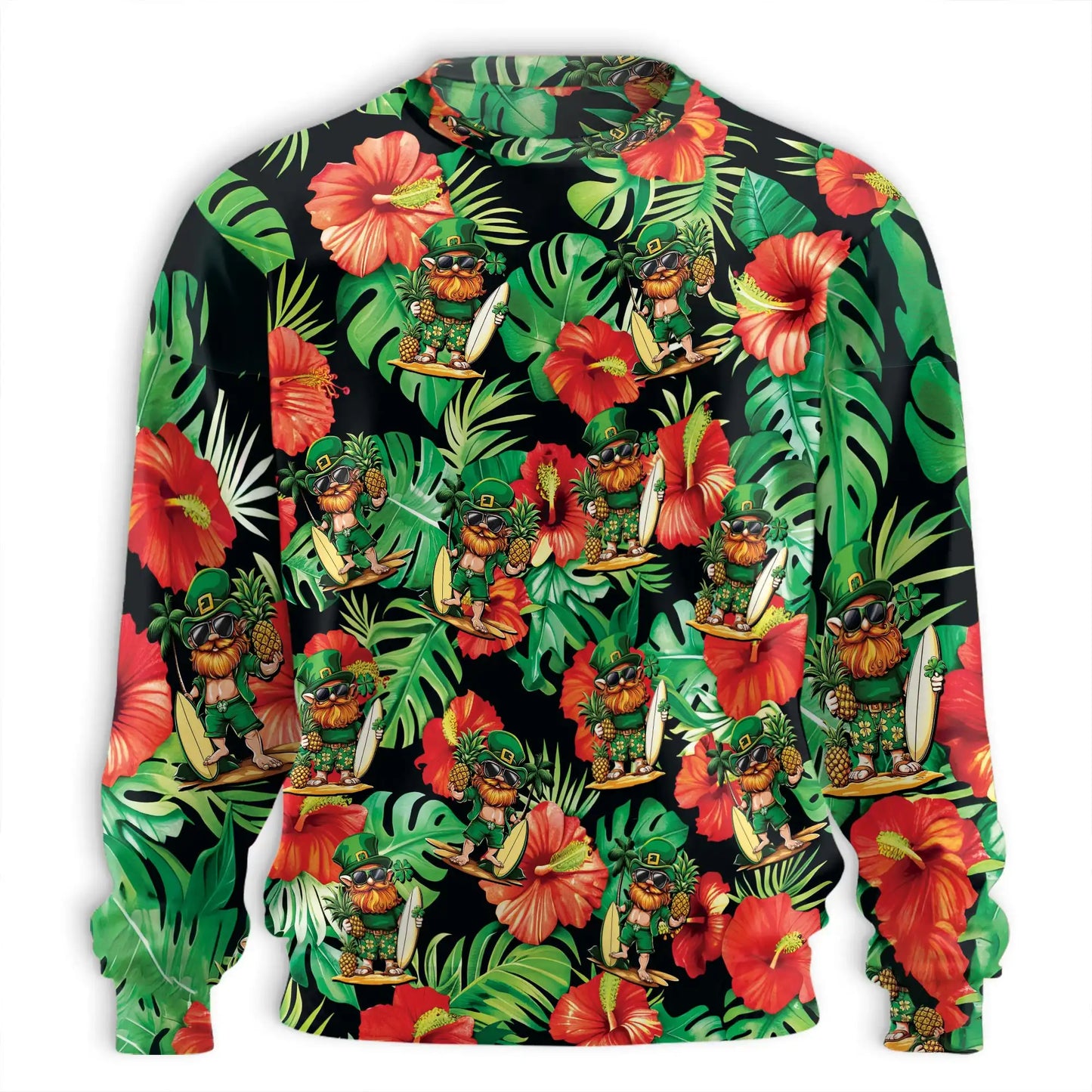 Irish Leprechaun Sweatshirt – Colorful Graphic 3D All Over Print Design