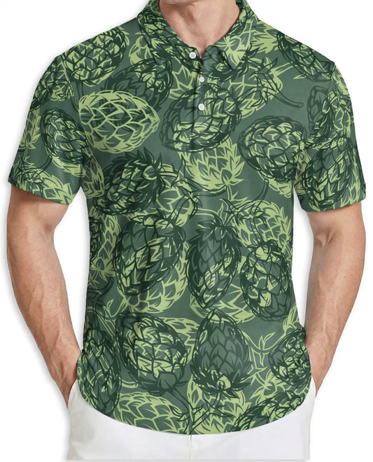 Hop Cone Beer Polo Shirt