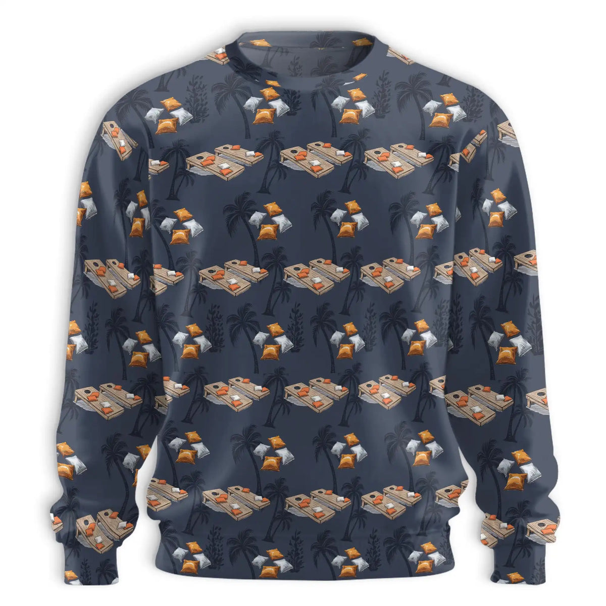 Cornhole Tree Sweatshirt – Colorful Graphic 3D All Over Print Design