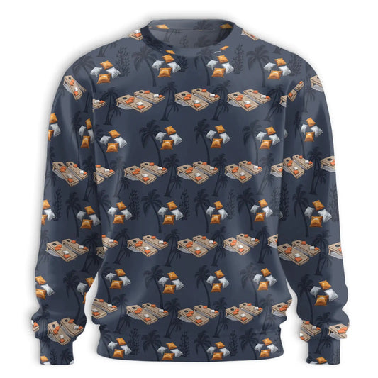 Cornhole Tree Sweatshirt – Colorful Graphic 3D All Over Print Design