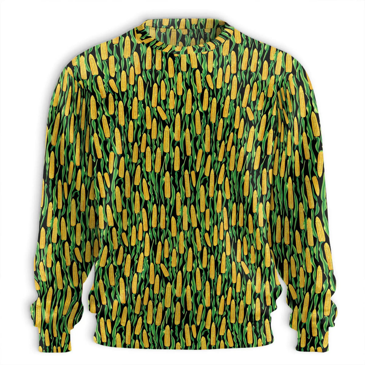 Corn Cob Sweatshirt – Colorful Graphic 3D All Over Print Design