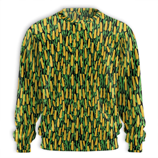 Corn Cob Sweatshirt – Colorful Graphic 3D All Over Print Design