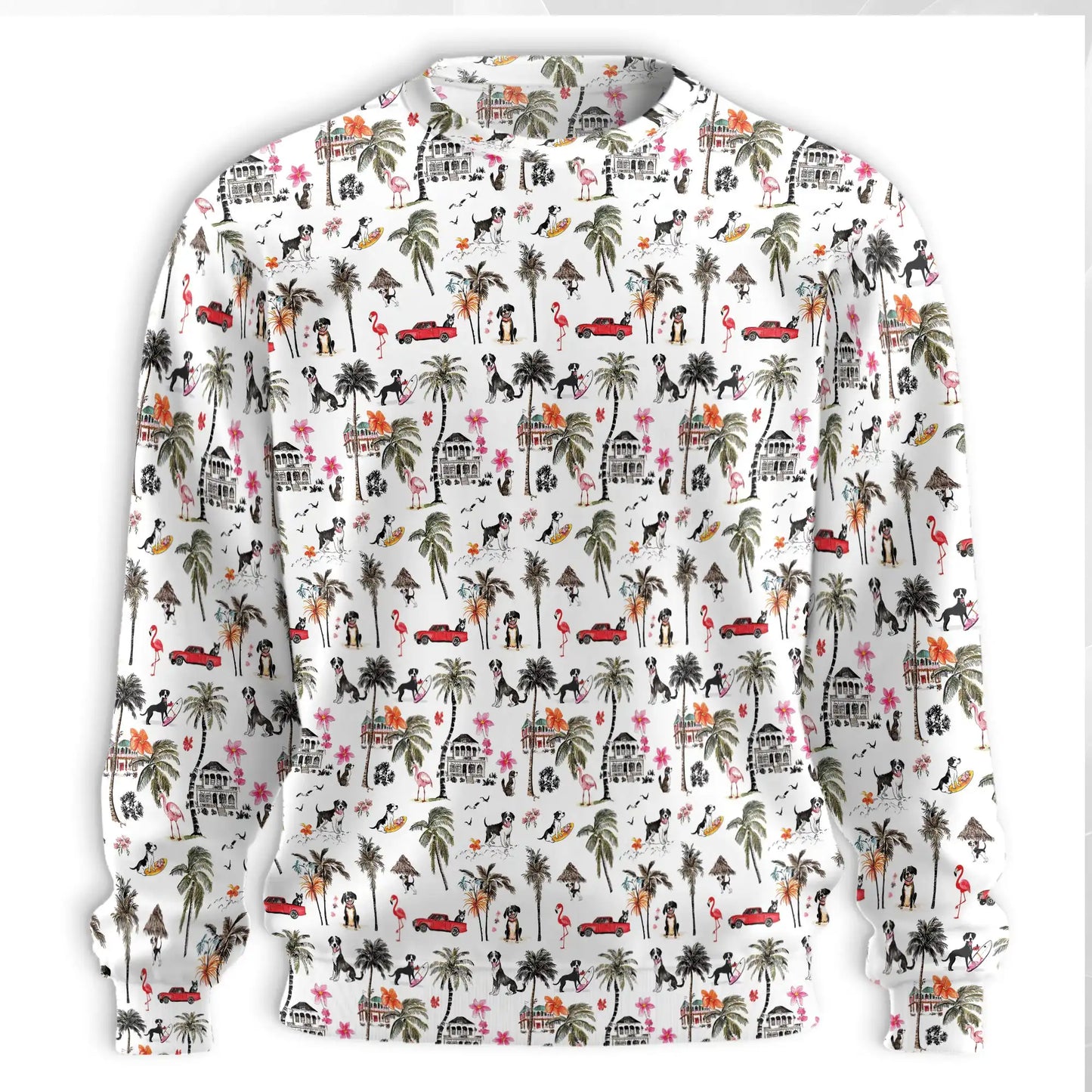Rat Terrier Sweatshirt – Colorful Graphic 3D All Over Print Design