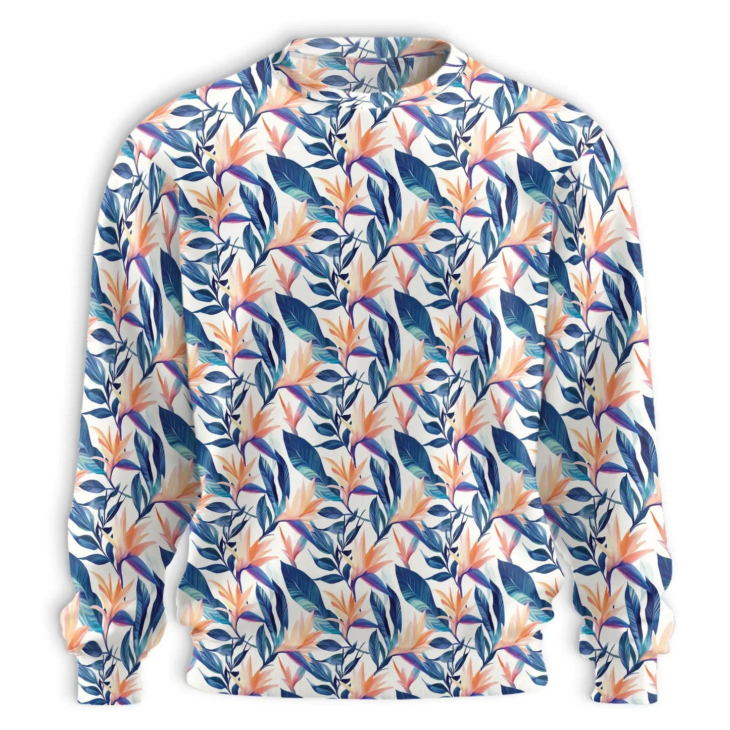 Tropical Strelitzia Sweatshirt – Tropical 3D All Over Print Design