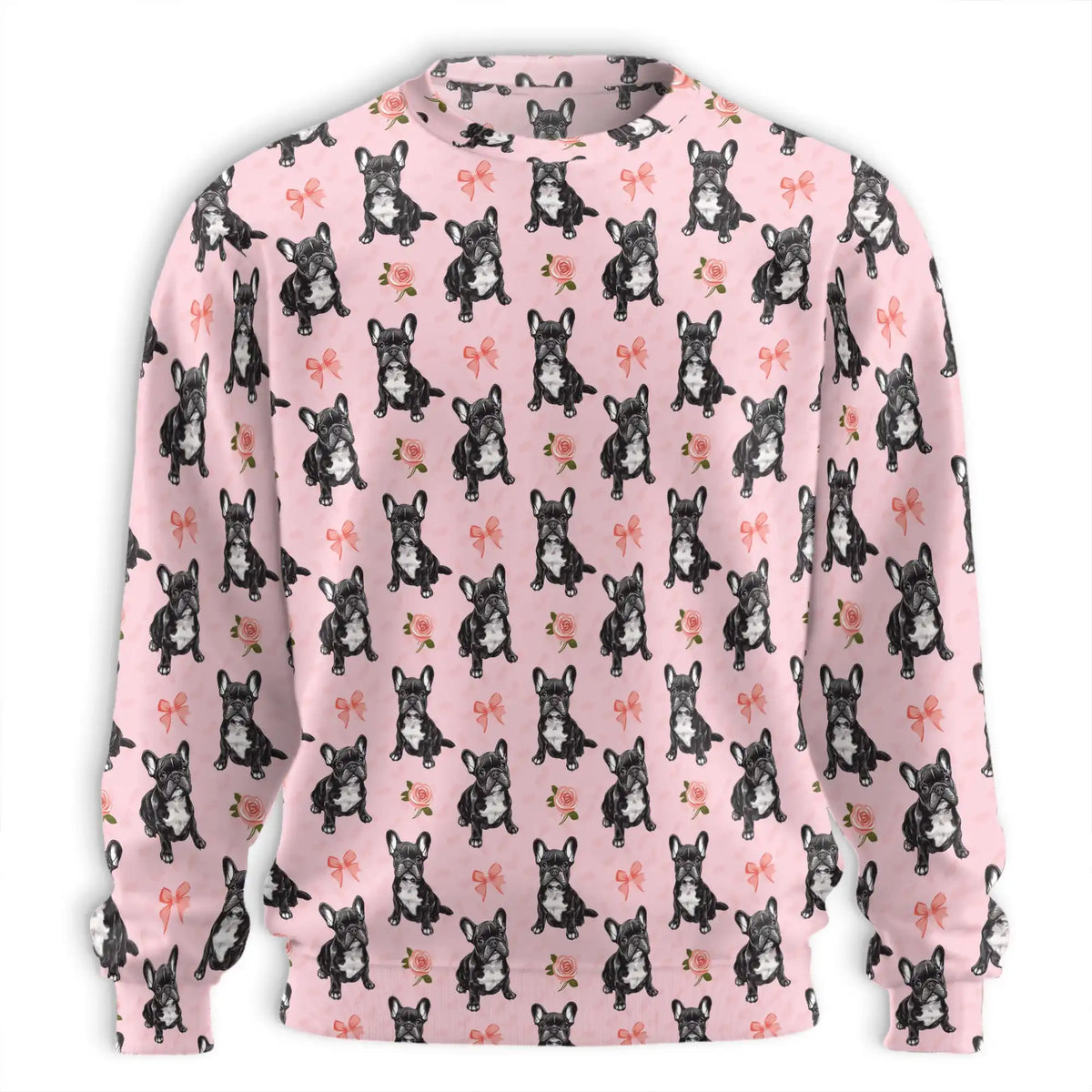 French Bulldog Sweatshirt – Colorful Graphic 3D All Over Print Design
