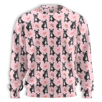 French Bulldog Sweatshirt – Colorful Graphic 3D All Over Print Design