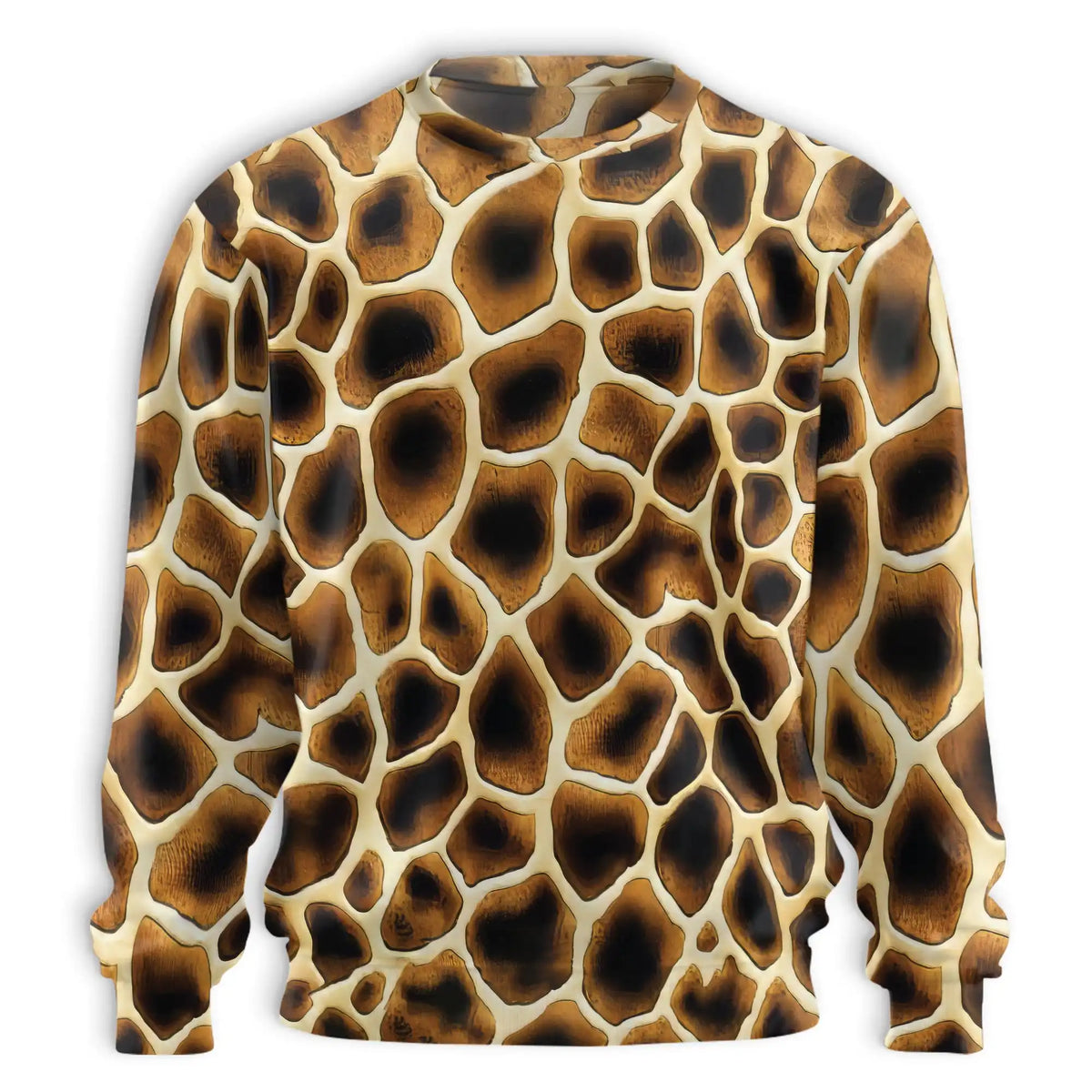 Giraffe Texture Sweatshirt – Colorful Graphic 3D All Over Print Design