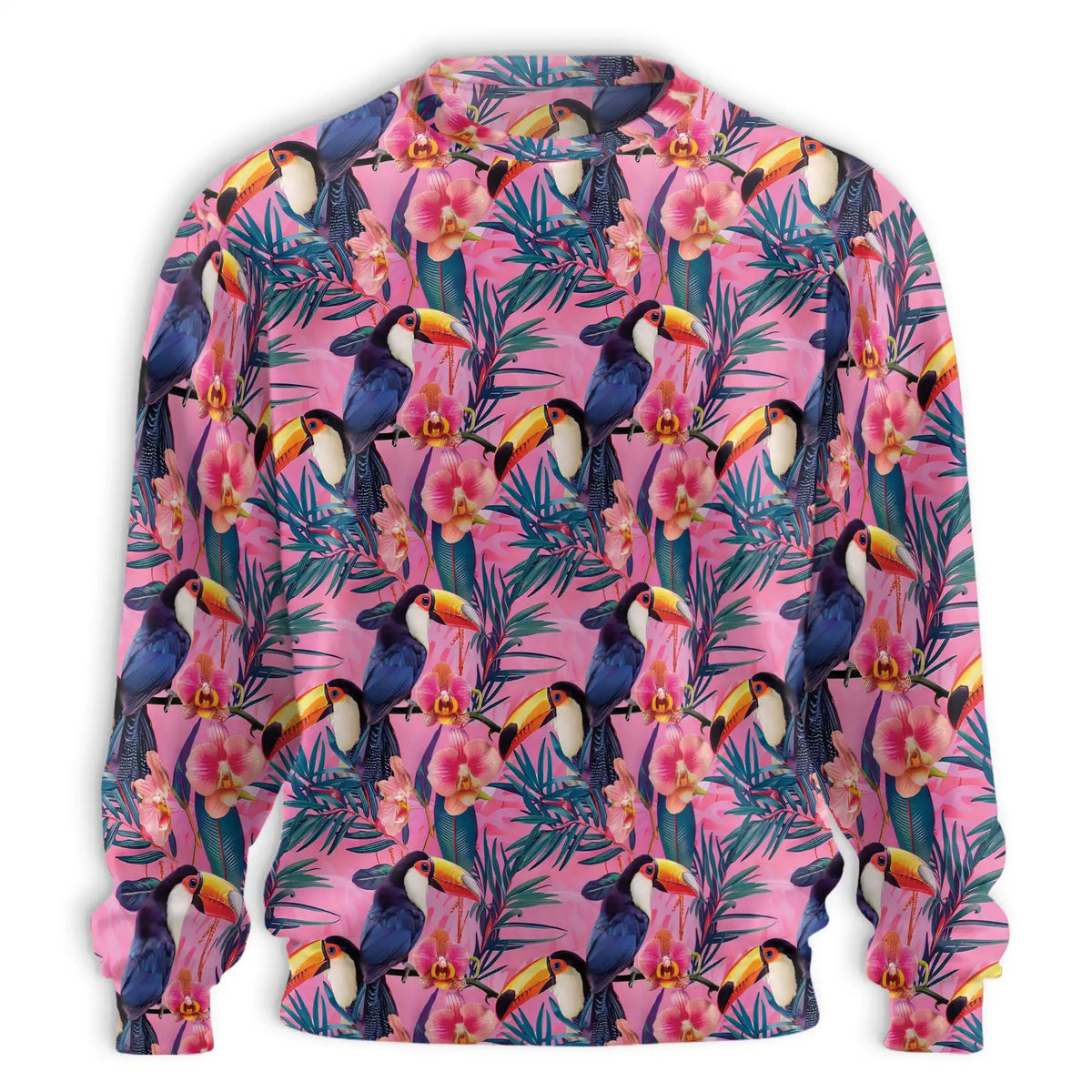 Toucan Print Sweatshirt – Tropical 3D All Over Print Design