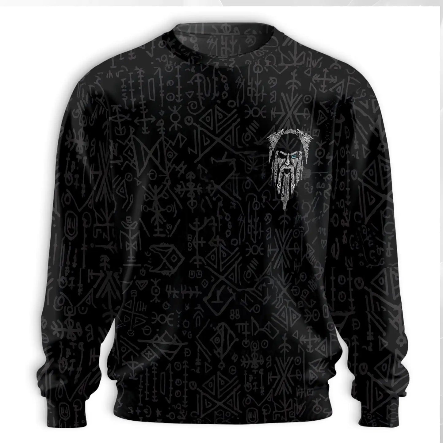 Viking Odin Sweatshirt – Colorful Graphic 3D All Over Print Design
