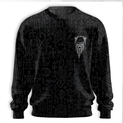 Viking Odin Sweatshirt – Colorful Graphic 3D All Over Print Design