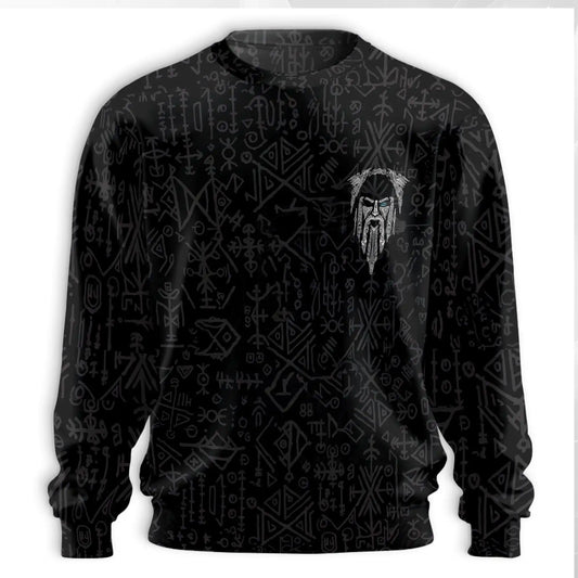 Viking Odin Sweatshirt – Colorful Graphic 3D All Over Print Design