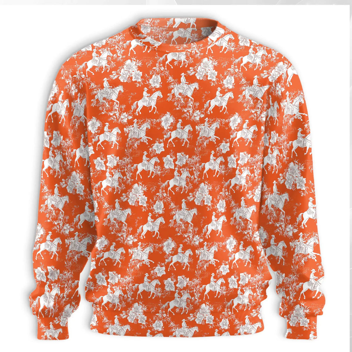 Saddle Bronc Rodeo Sweatshirt – Tropical 3D All Over Print Design