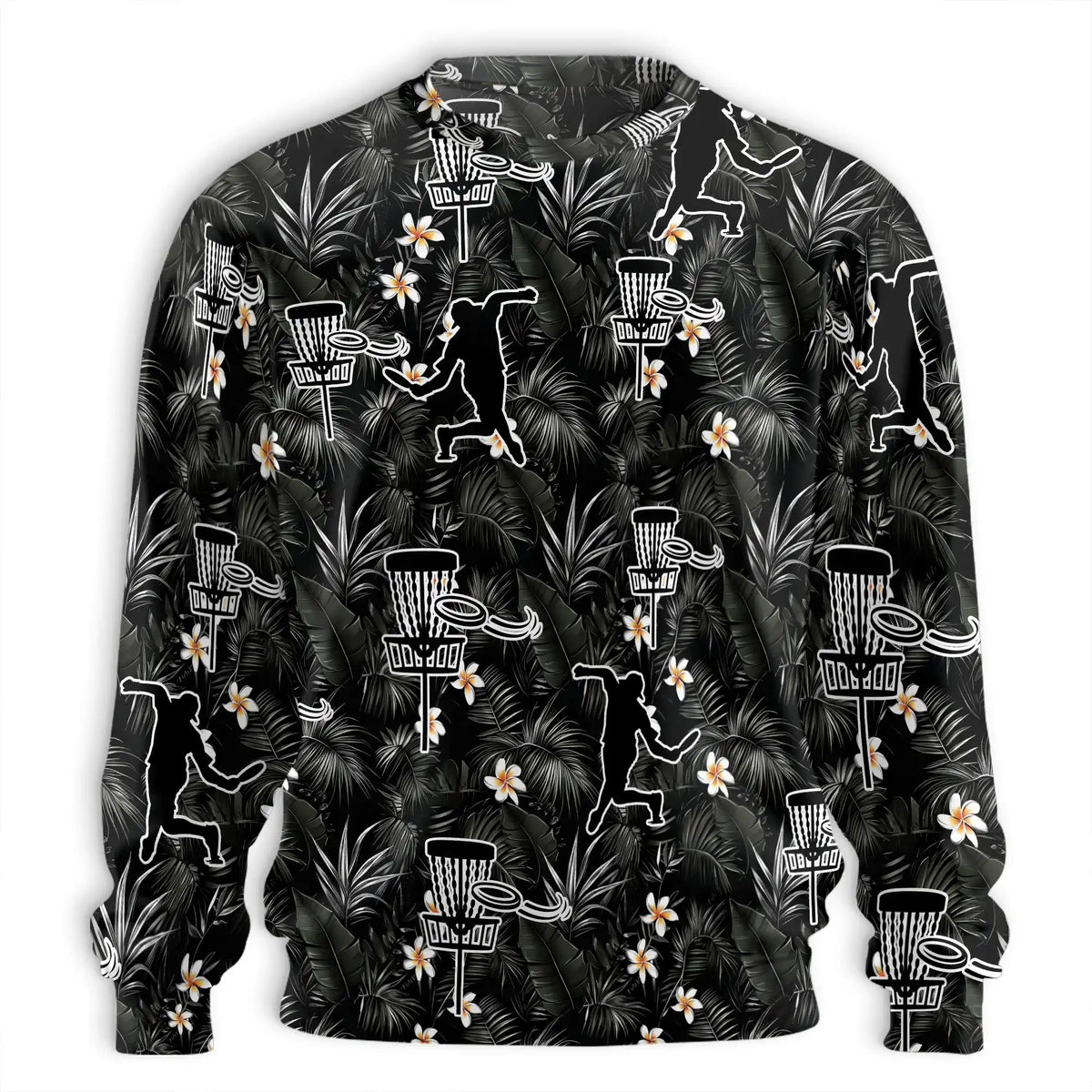 Disc Golf Tropical Flowers Sweatshirt – Tropical 3D All Over Print Design