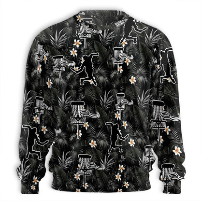 Disc Golf Tropical Flowers Sweatshirt – Tropical 3D All Over Print Design