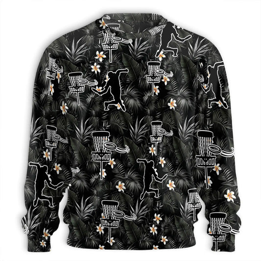 Disc Golf Tropical Flowers Sweatshirt – Tropical 3D All Over Print Design