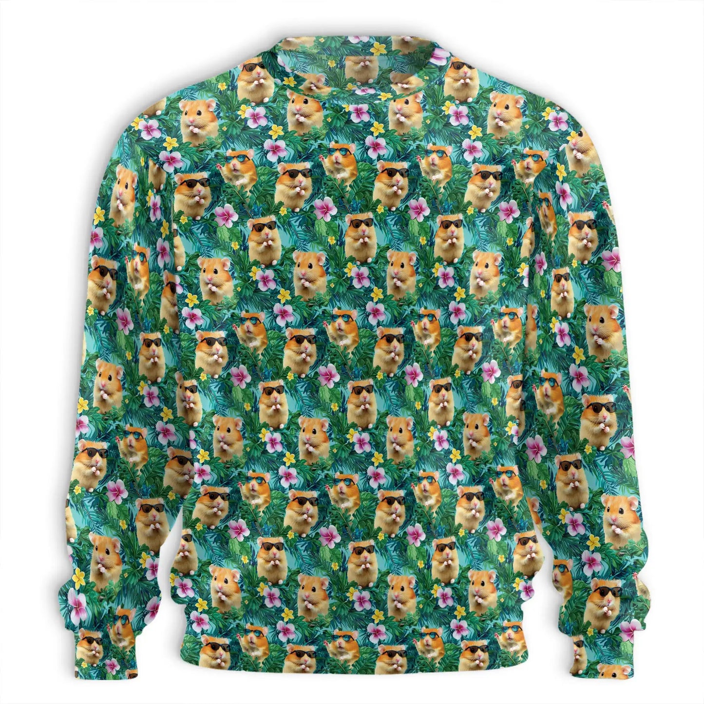 Hamster Tropical Sweatshirt – Tropical 3D All Over Print Design