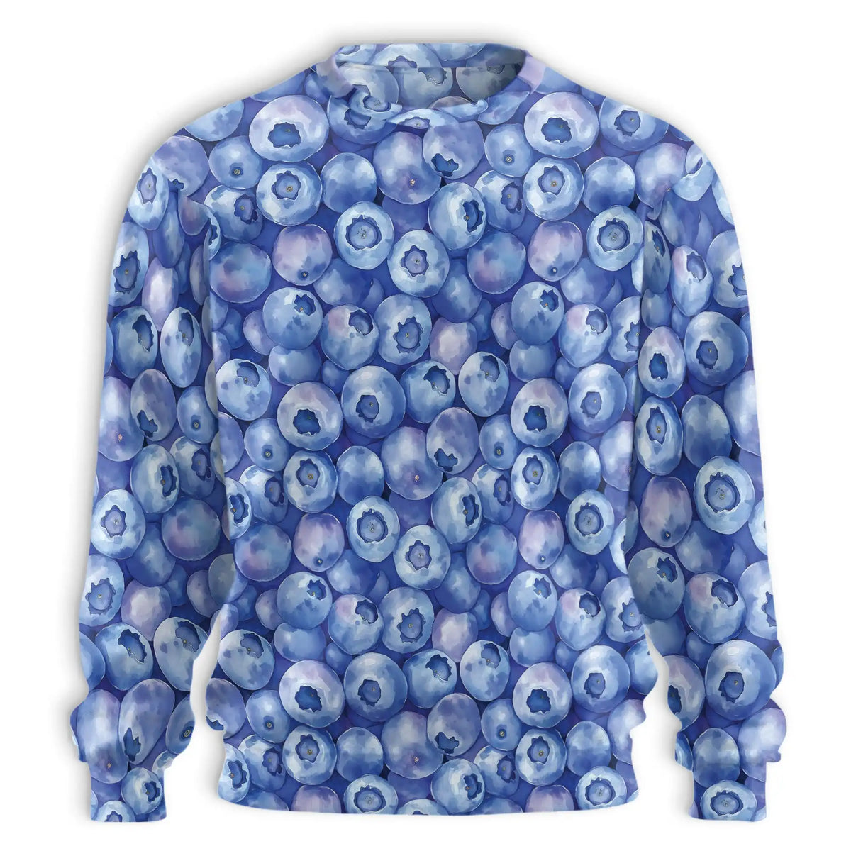 Blueberry Sweatshirt – Colorful Graphic 3D All Over Print Design
