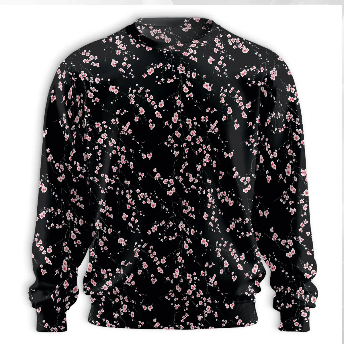 Cherry Blossom Sweatshirt – Colorful Graphic 3D All Over Print Design