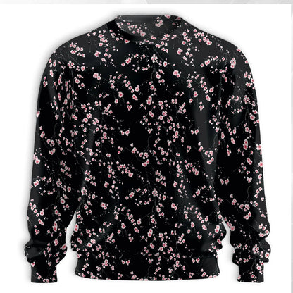 Cherry Blossom Sweatshirt – Colorful Graphic 3D All Over Print Design