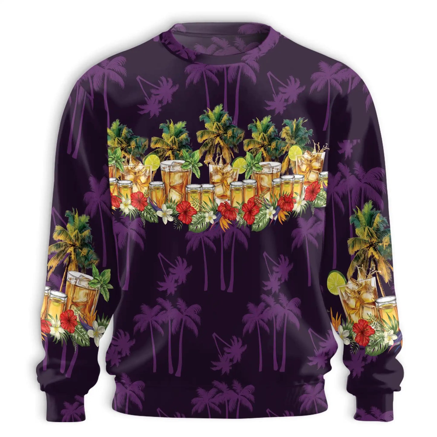 Tequila Summer Sweatshirt – Tropical 3D All Over Print Design
