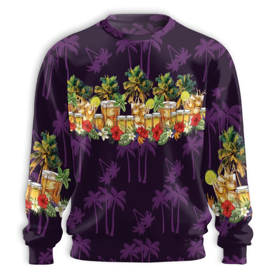 Tequila Summer Sweatshirt – Tropical 3D All Over Print Design
