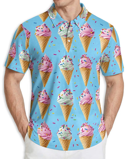 Ice Cream Polo Shirt | Azhawaiian