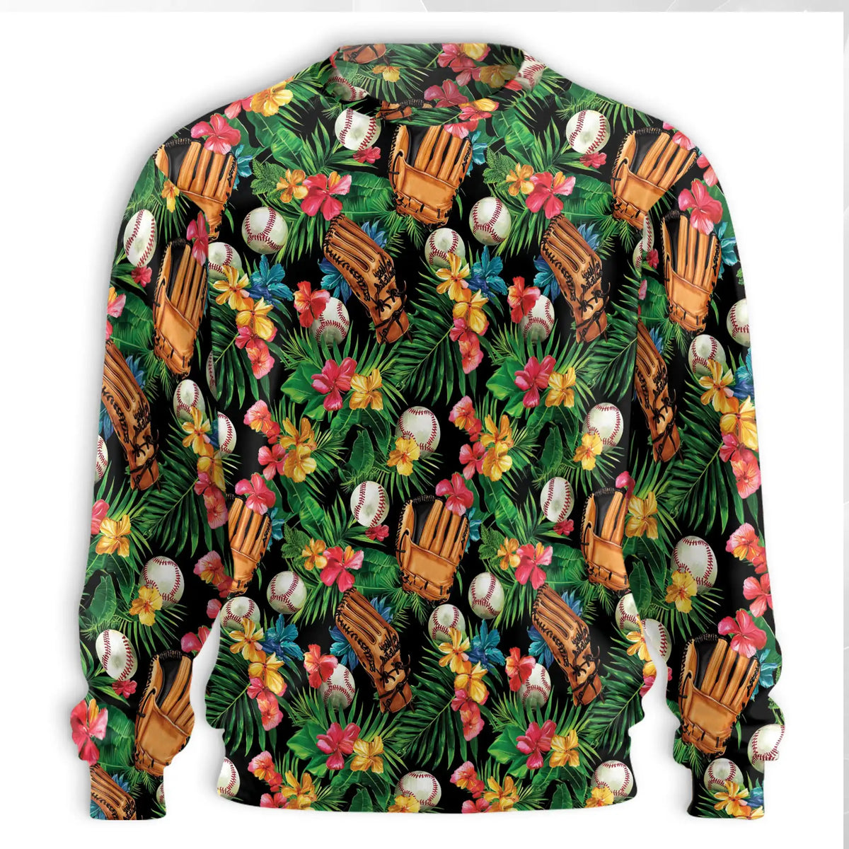 Baseball Tropical Sweatshirt – Tropical 3D All Over Print Design