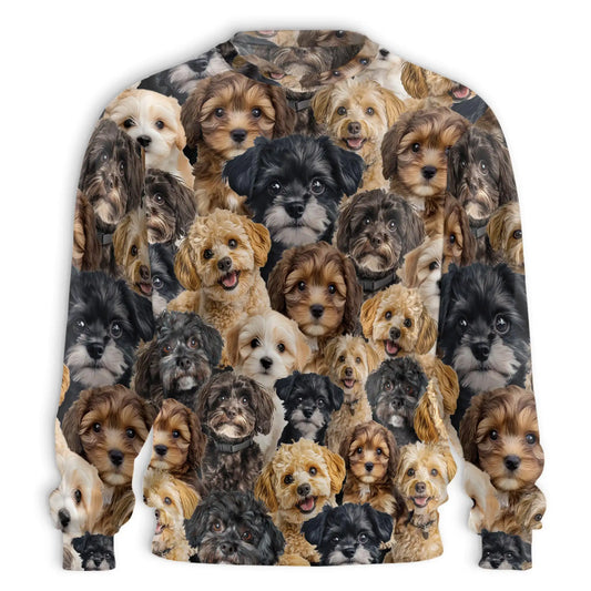 Schnoodle Awesome Sweatshirt – Colorful Graphic 3D All Over Print Design