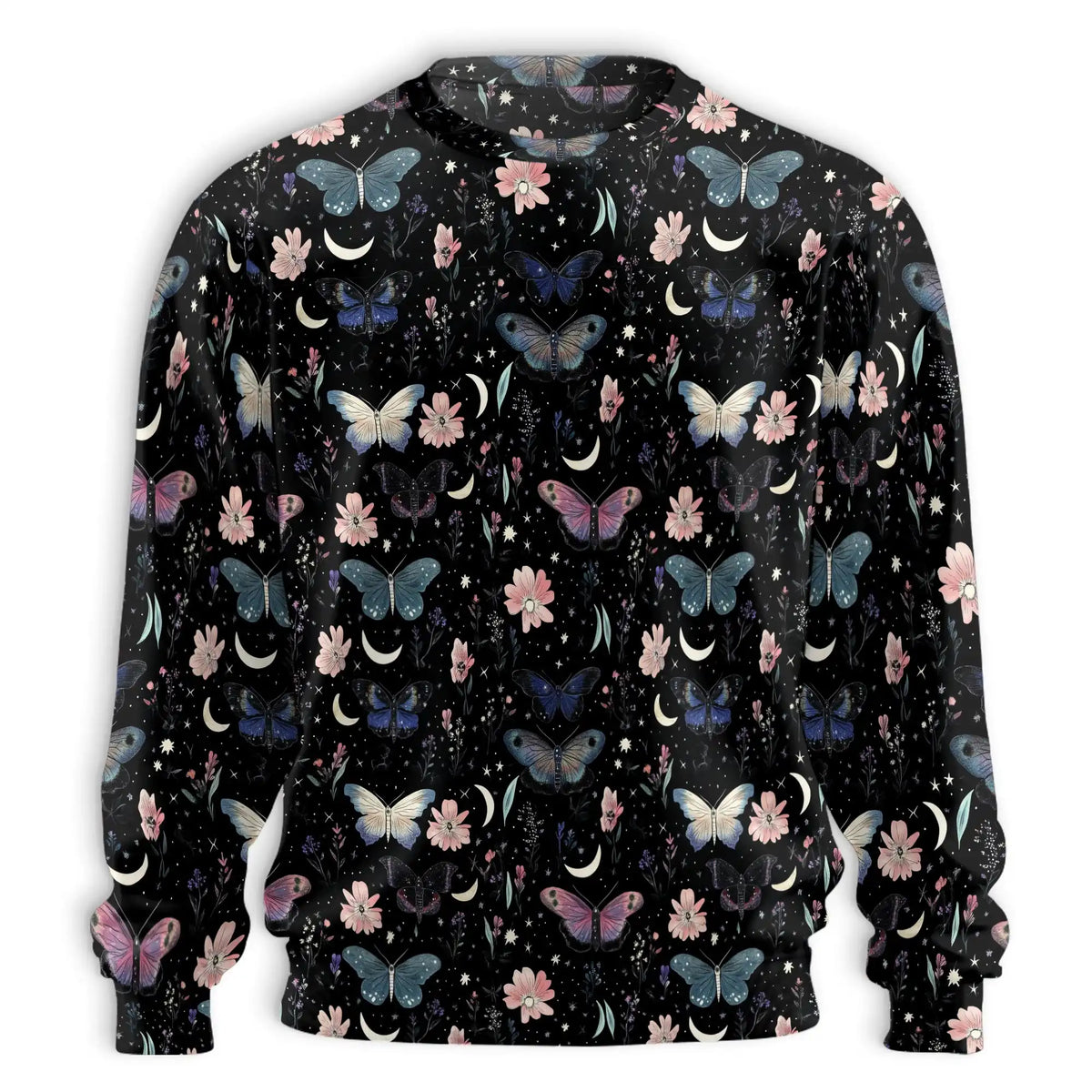 Butterfly Floral Sweatshirt – Colorful Graphic 3D All Over Print Design