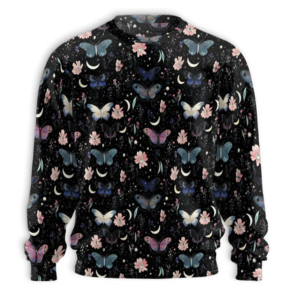 Butterfly Floral Sweatshirt – Colorful Graphic 3D All Over Print Design