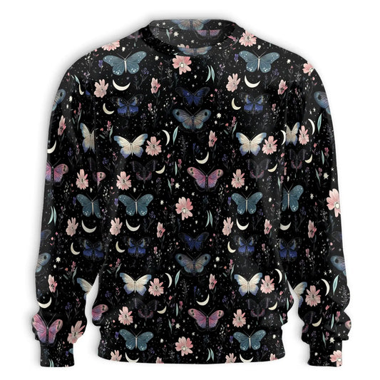 Butterfly Floral Sweatshirt – Colorful Graphic 3D All Over Print Design