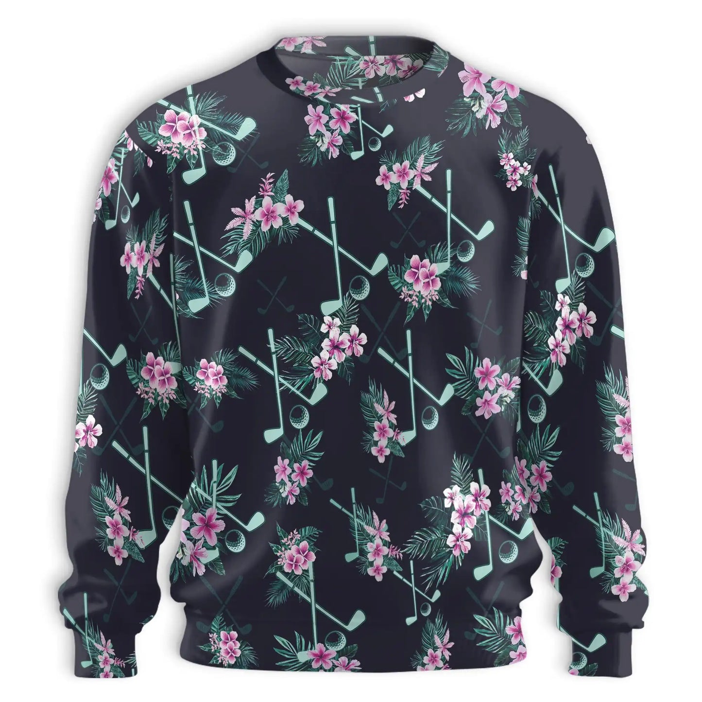 Golf Tropical Sweatshirt – Tropical 3D All Over Print Design