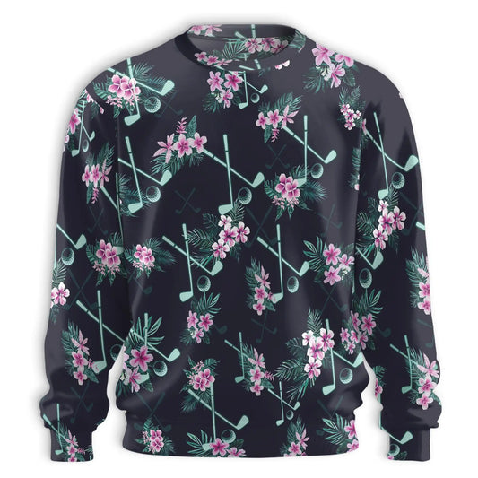 Golf Tropical Sweatshirt – Tropical 3D All Over Print Design