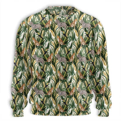 Wild Animals Sweatshirt – Tropical Jungle 3D All Over Print Design