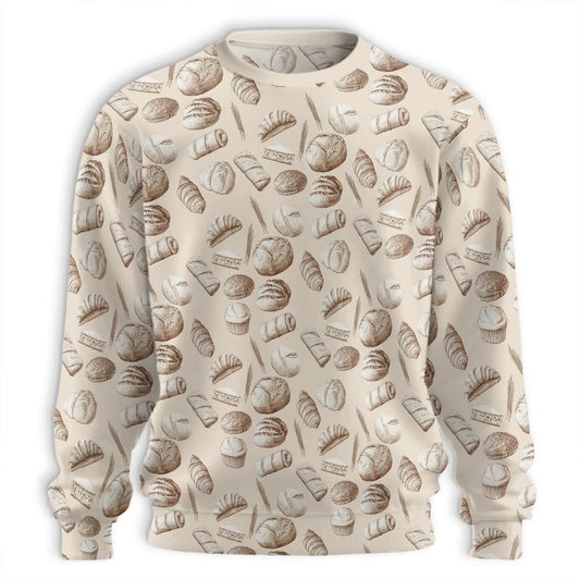 Vintage Drawn Bakery Sweatshirt – Vintage 3D All Over Print Design