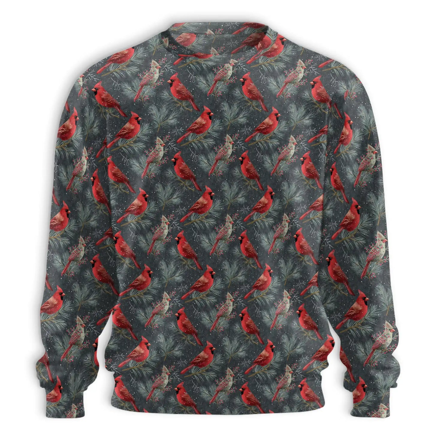 Country Cardinals Pattern Sweatshirt – Colorful Graphic 3D All Over Print Design