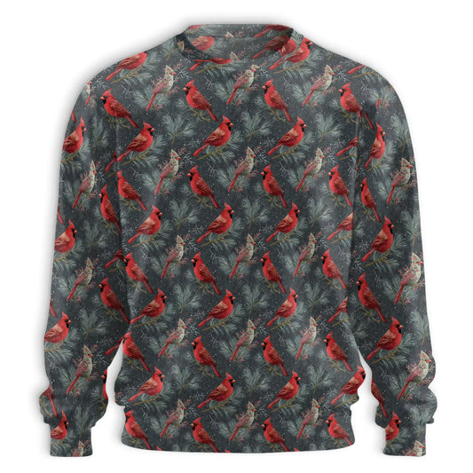 Country Cardinals Pattern Sweatshirt – Colorful Graphic 3D All Over Print Design