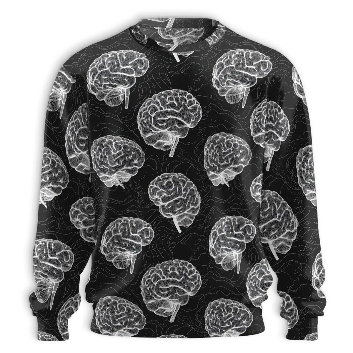 Psychology Pattern Sweatshirt – Colorful Graphic 3D All Over Print Design