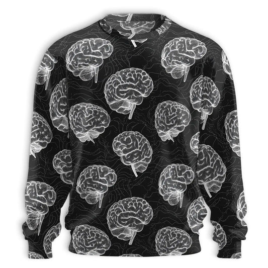 Psychology Pattern Sweatshirt – Colorful Graphic 3D All Over Print Design