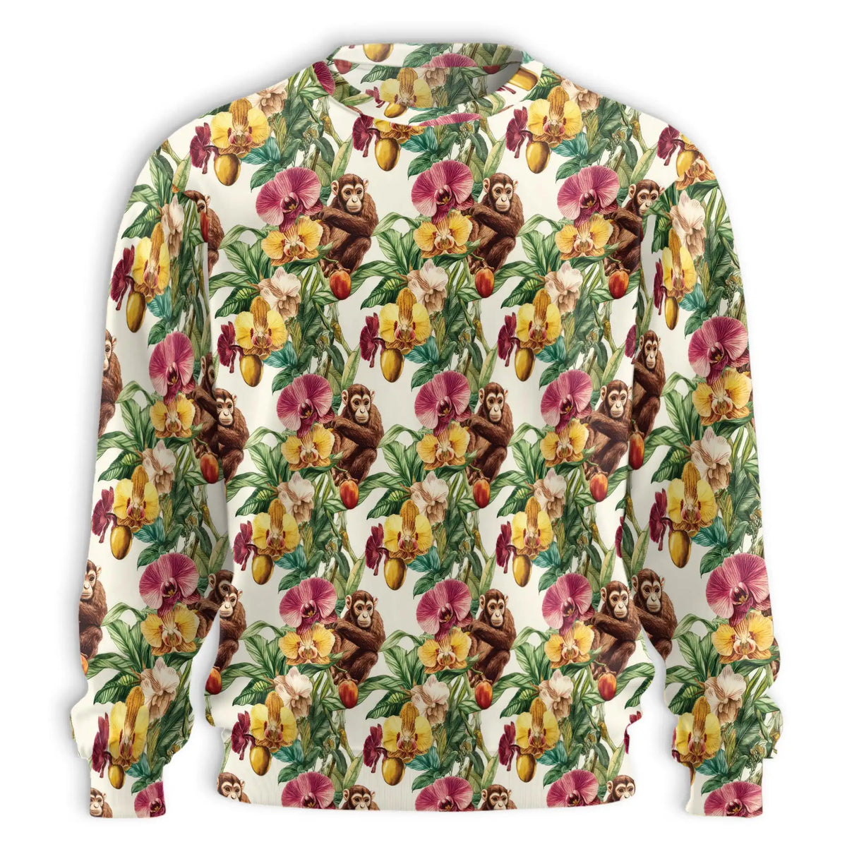 Tropical Monkey Sweatshirt – Jungle 3D All Over Print Design