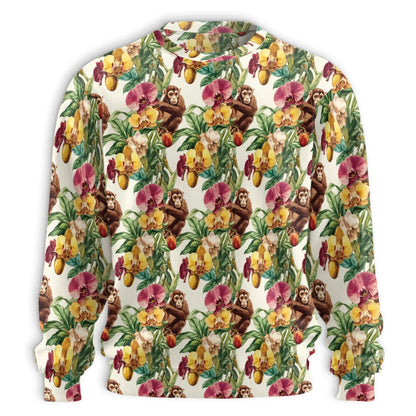 Tropical Monkey Sweatshirt – Jungle 3D All Over Print Design