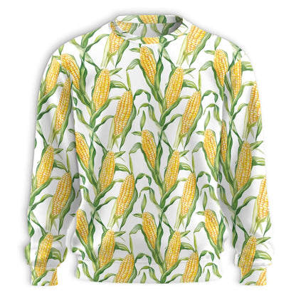 Fresh Corn Sweatshirt – Colorful Graphic 3D All Over Print Design