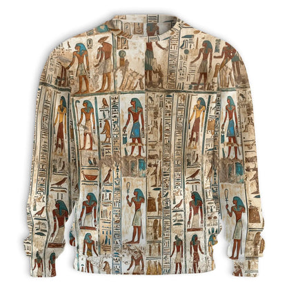 Ancient Egyptian Sweatshirt – Colorful Graphic 3D All Over Print Design