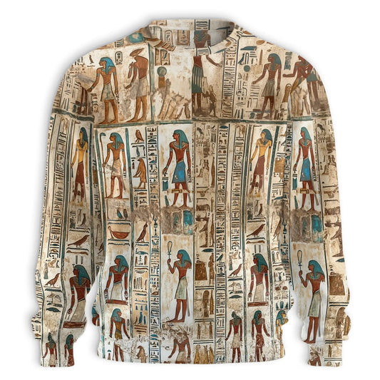 Ancient Egyptian Sweatshirt – Colorful Graphic 3D All Over Print Design
