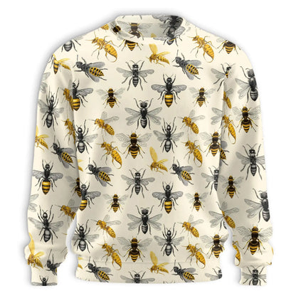 Vintage Honey Bee Sweatshirt – Vintage 3D All Over Print Design